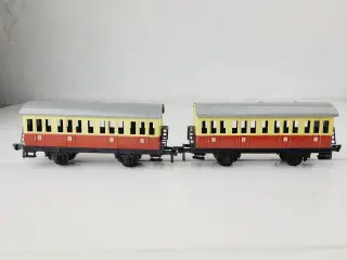 2 stk Fleischmann passagervogn