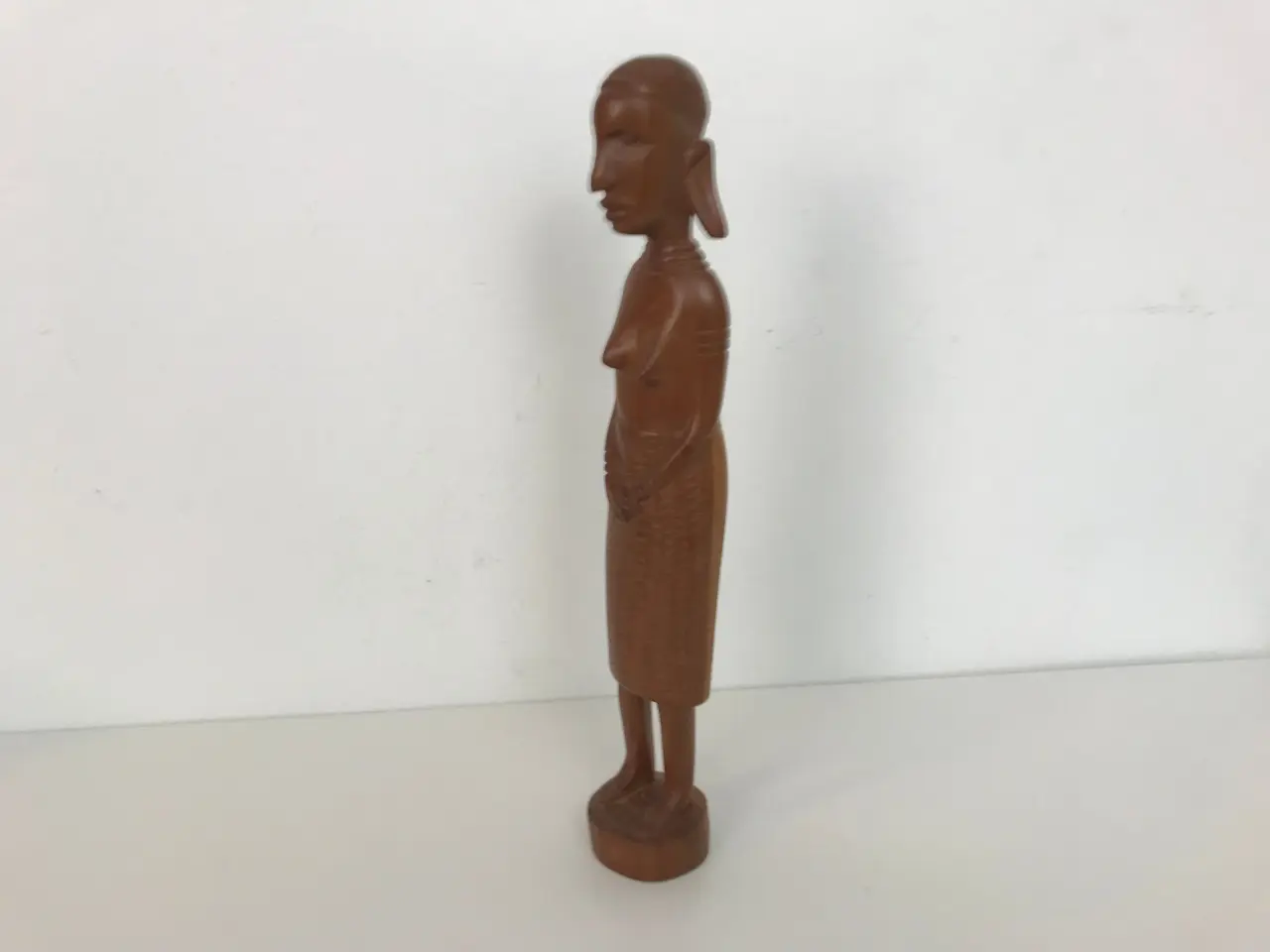 Billede 6 - Flot afrikansk træfigur