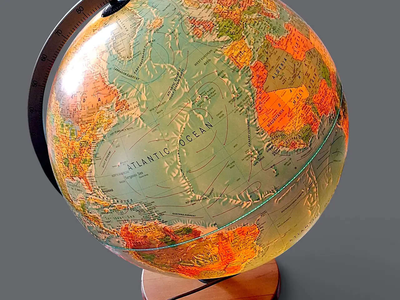 Billede 10 - Stor Scan-Globe Type 4002 med lys og træfod