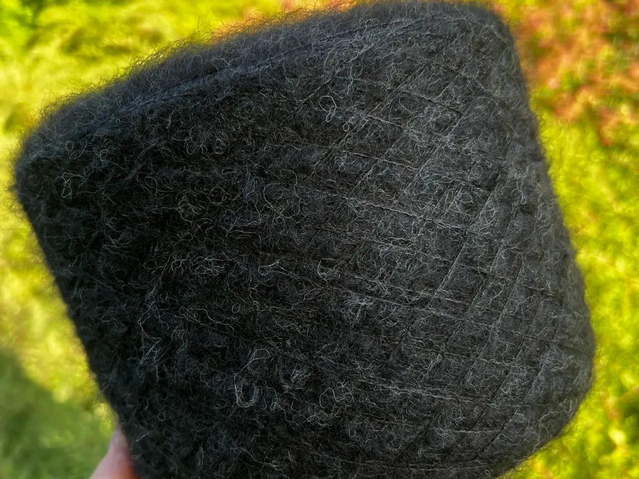 Billede 1 - Italiensk garn - Mohair / Silke - Sort/Grå - 300 g
