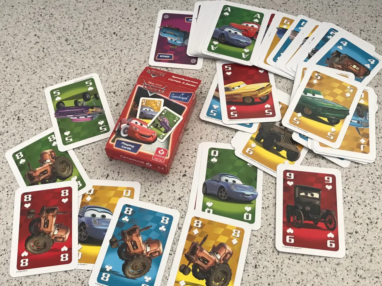 Billede 1 - Lynet (Lightning) MCQueen kort spil