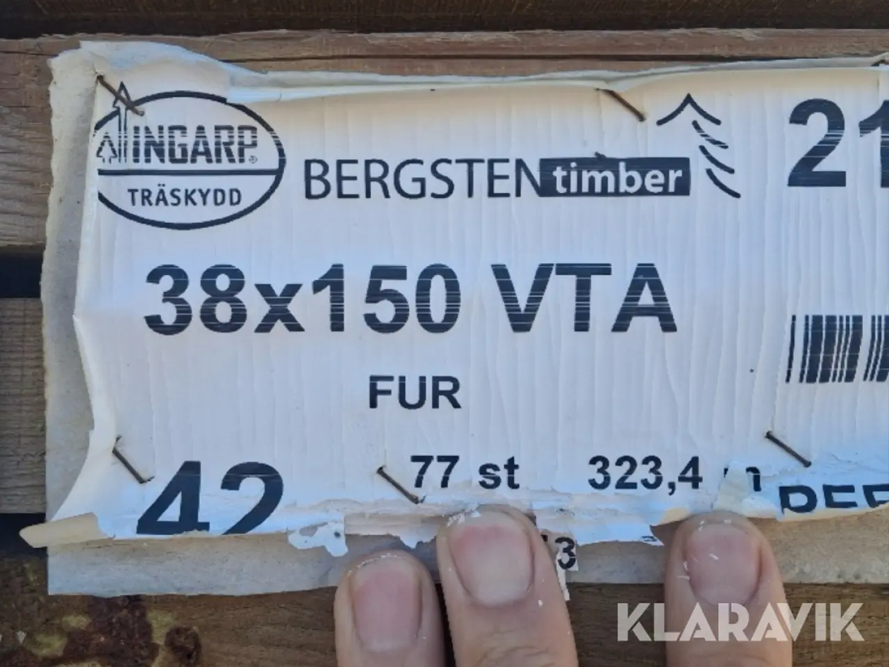Billede 4 - Trykimprægneret planker Bergsten Timber - 77 styk