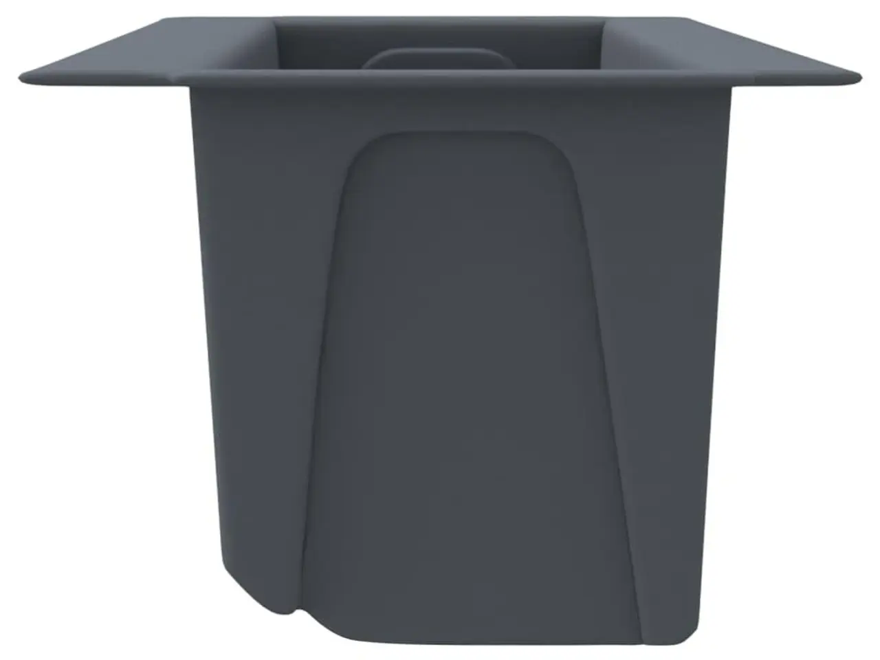 Billede 6 - Blomsterkasser til Euro‑paller - 12 stk., 36×13,5×9,5 cm, PP, grå