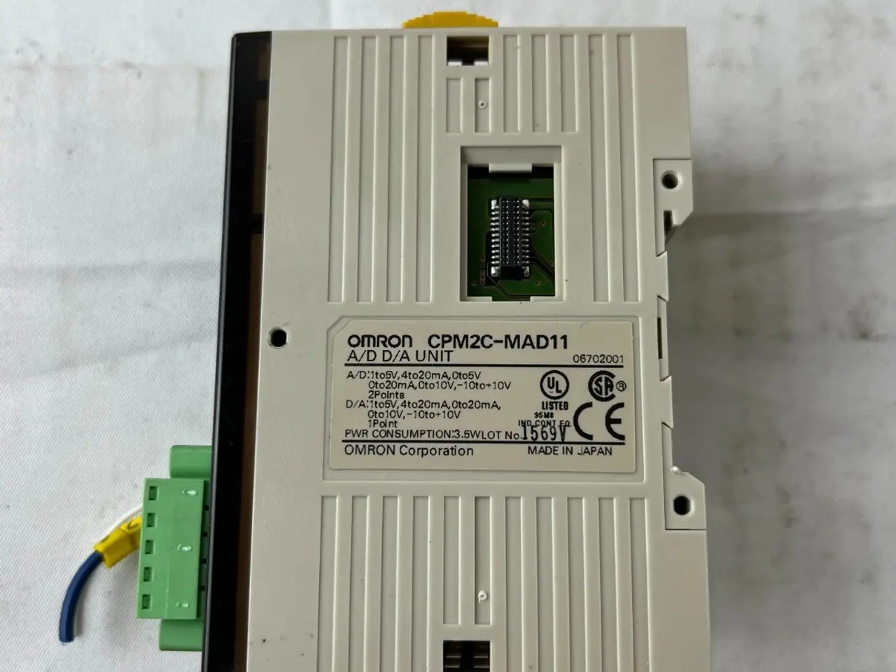 Billede 5 - Omron CPM2C-MAD11 Analog I/O Unit 2x Analog Inputs