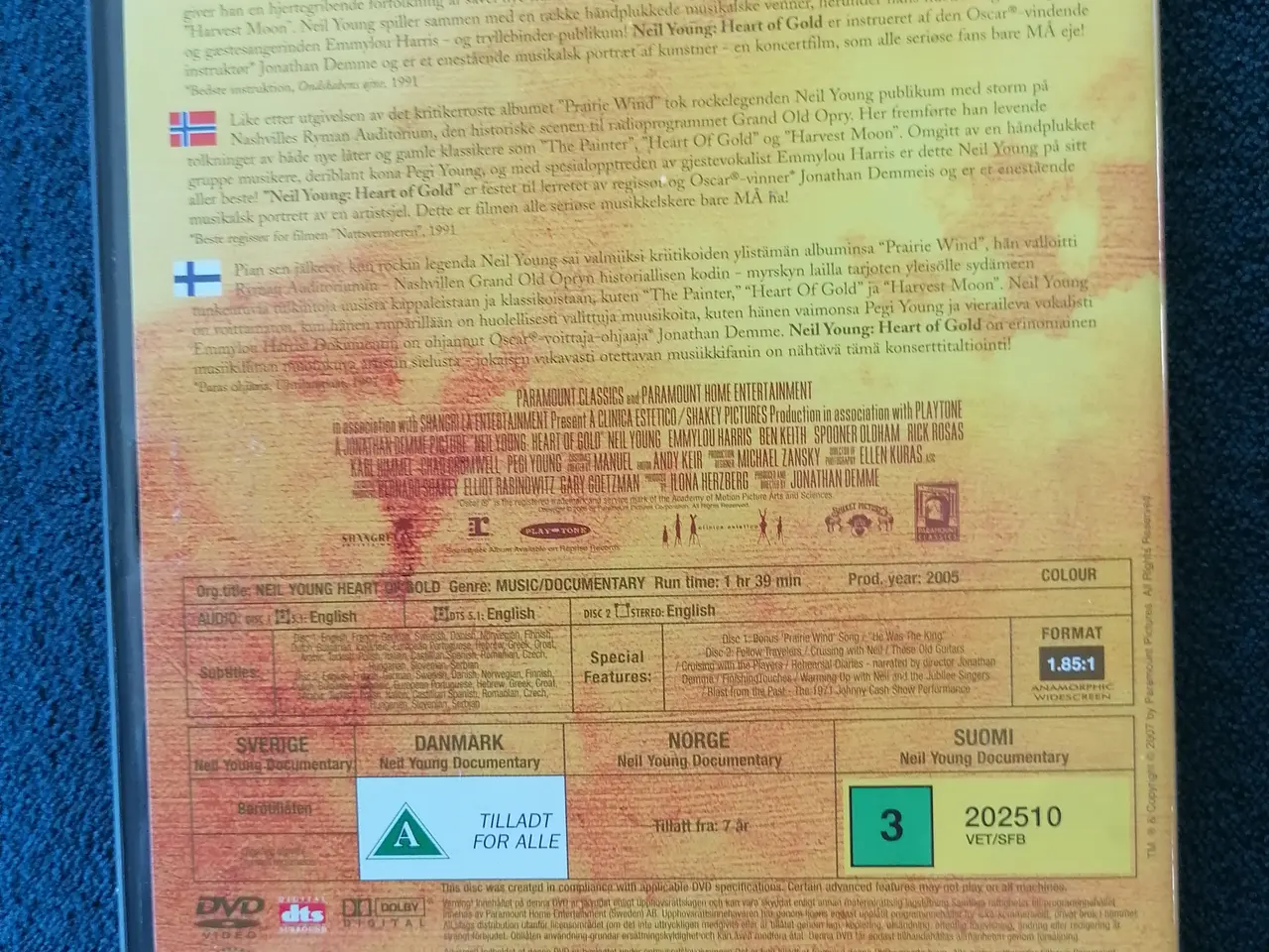 Billede 2 - Neil Young : Heart of Gold - Special Collector's E