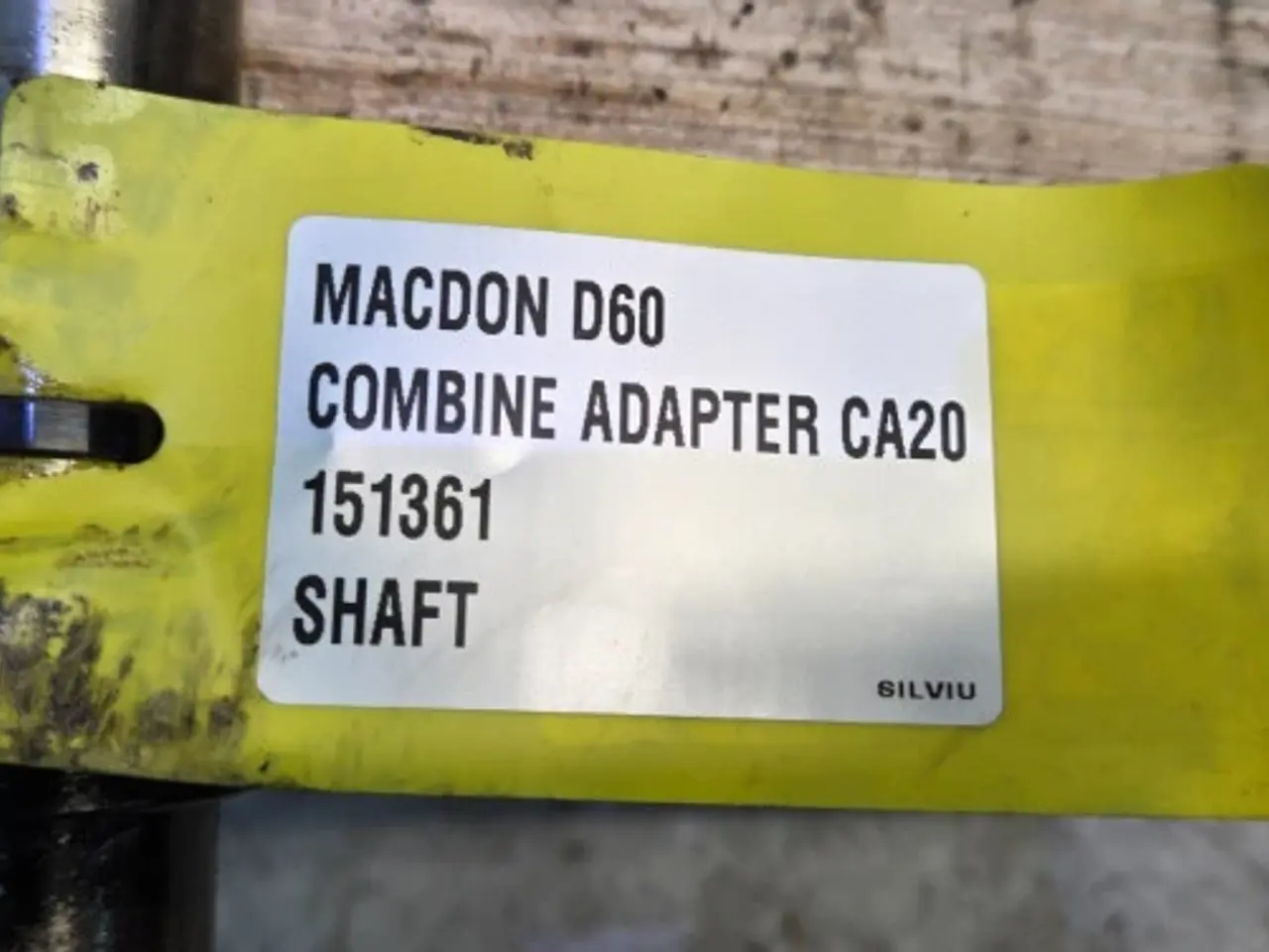 Billede 9 - MacDon D60 Aksel 151361