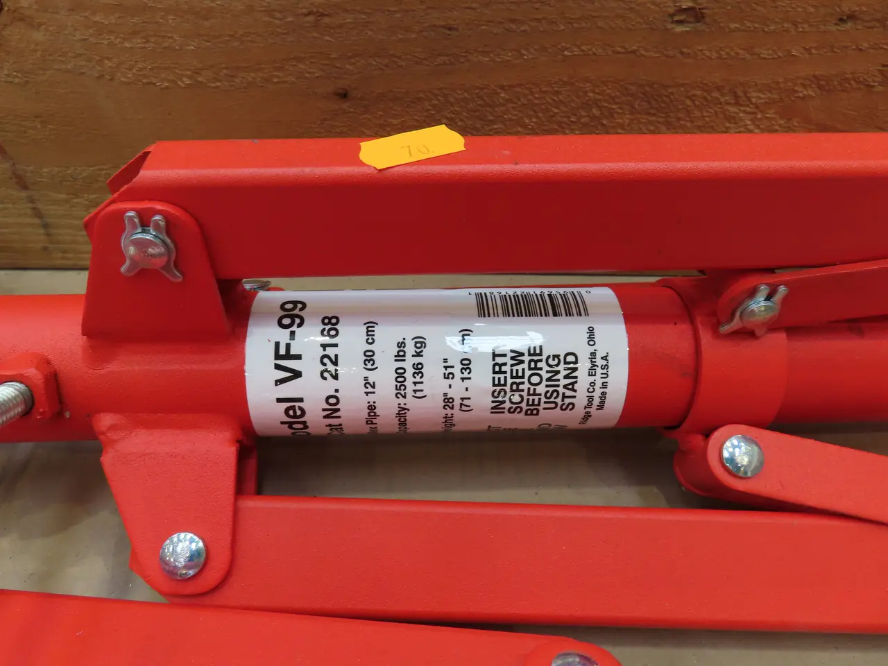 Billede 2 - 2 stk. Rullebukke RIDGID VF-99