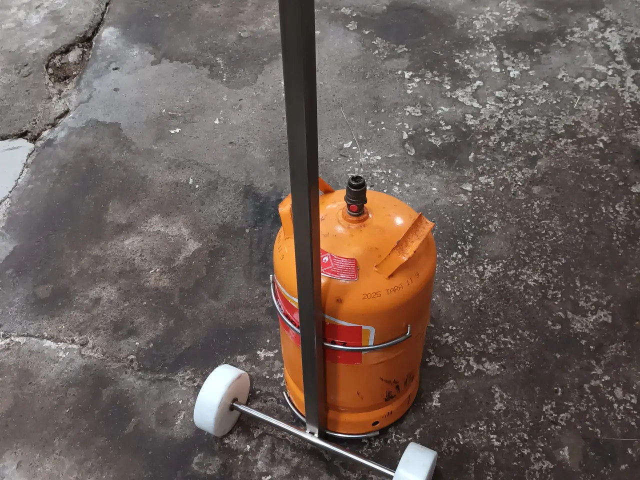 Billede 1 - Gasflaskevogn Rustfri stål