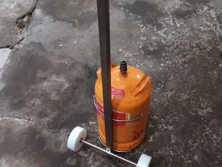 Gasflaskevogn Rustfri stål