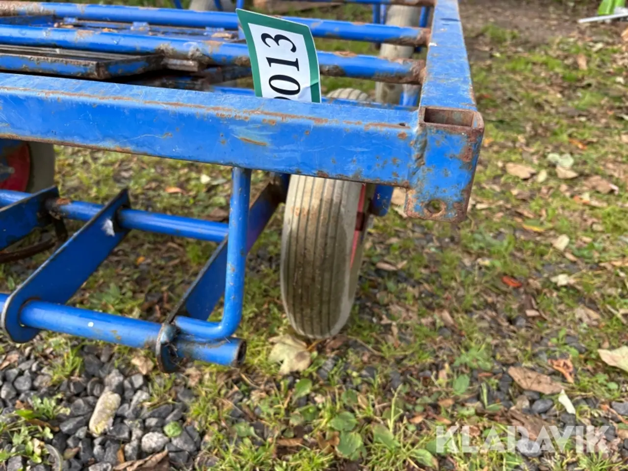 Billede 11 - Stål vogn med massive hjul og bremse