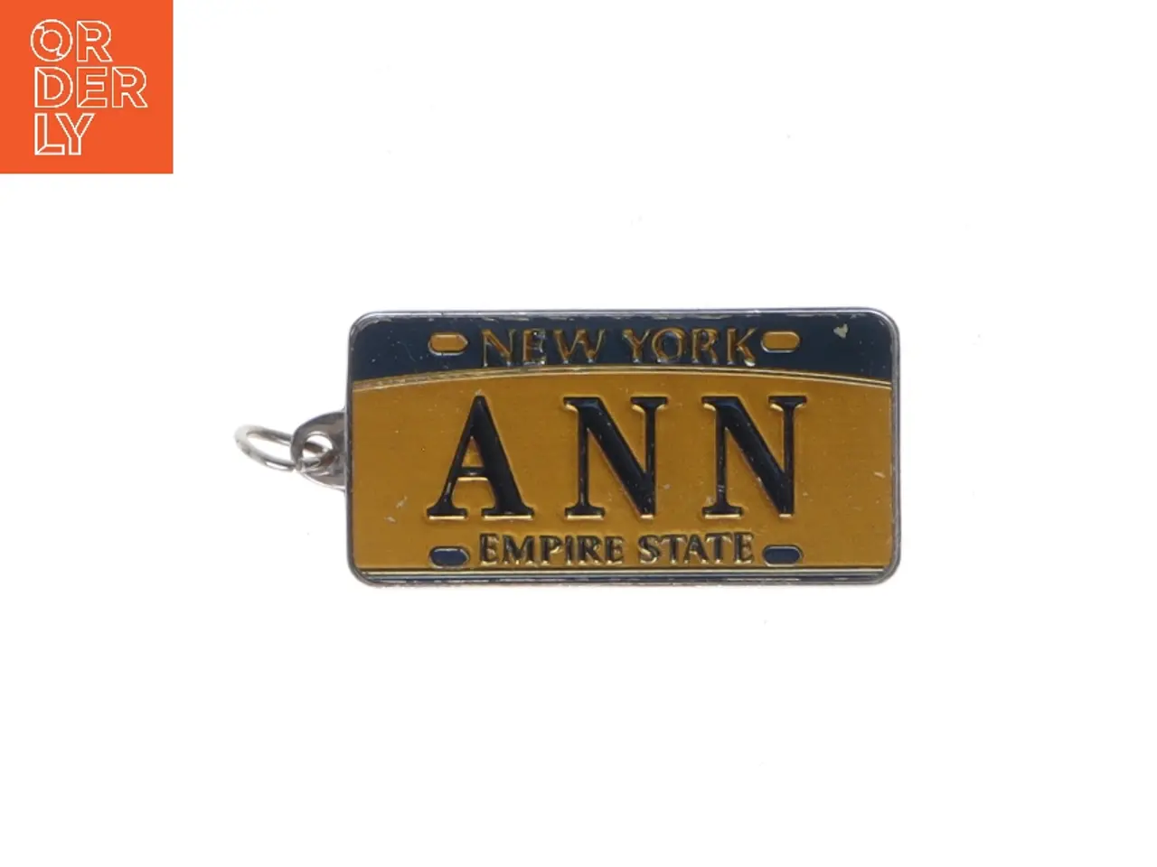 Billede 1 - Nøglering med New York-nummerplade (str. 5,5 cm)