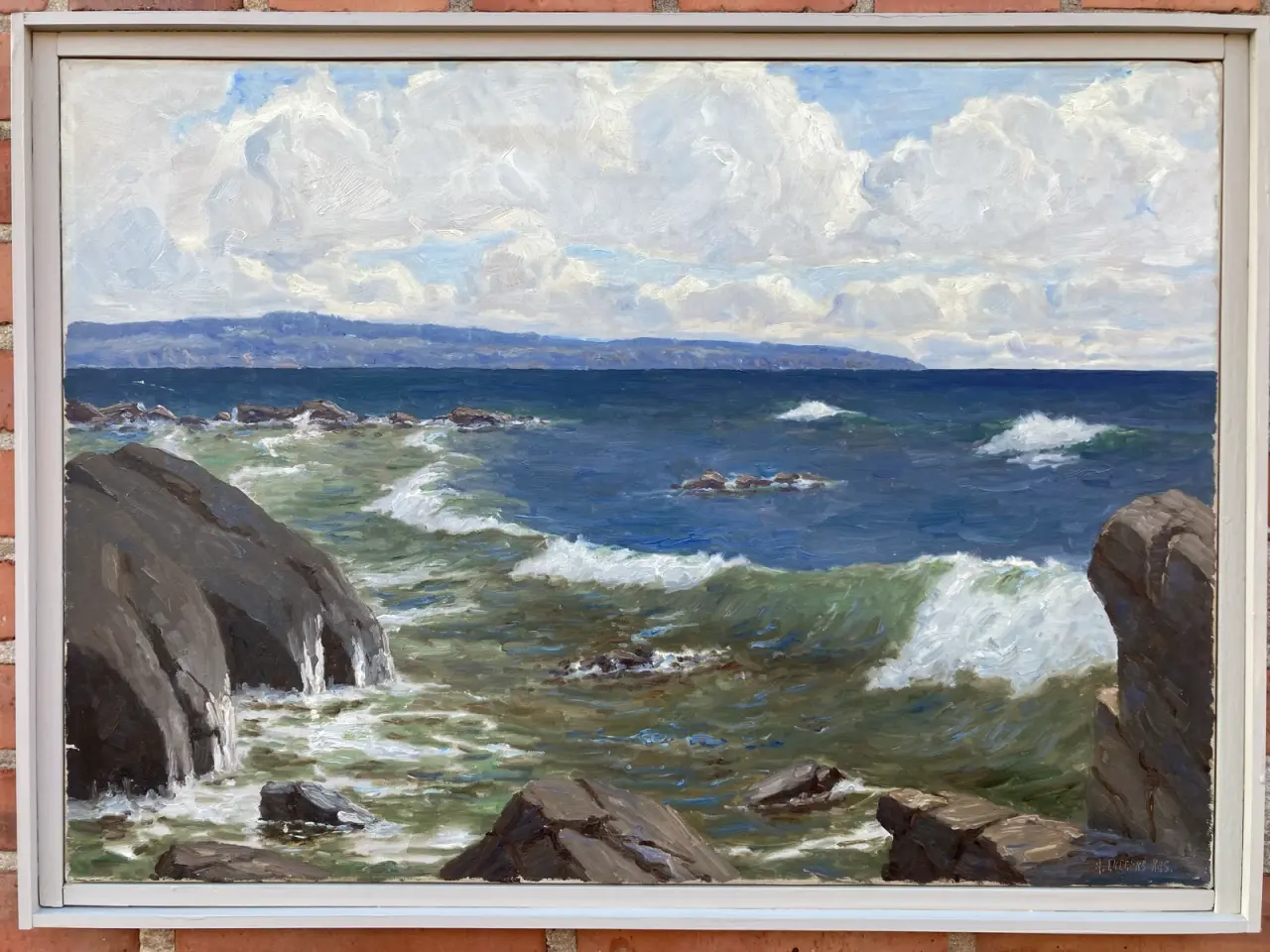 Billede 1 - Alfred Gregers-Rasmussen, maleri bornholm