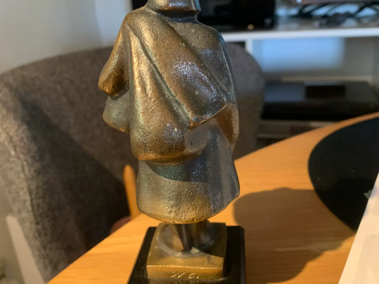 Billede 2 - boråsknalle. Figur i bronze. Niels Kastegren.