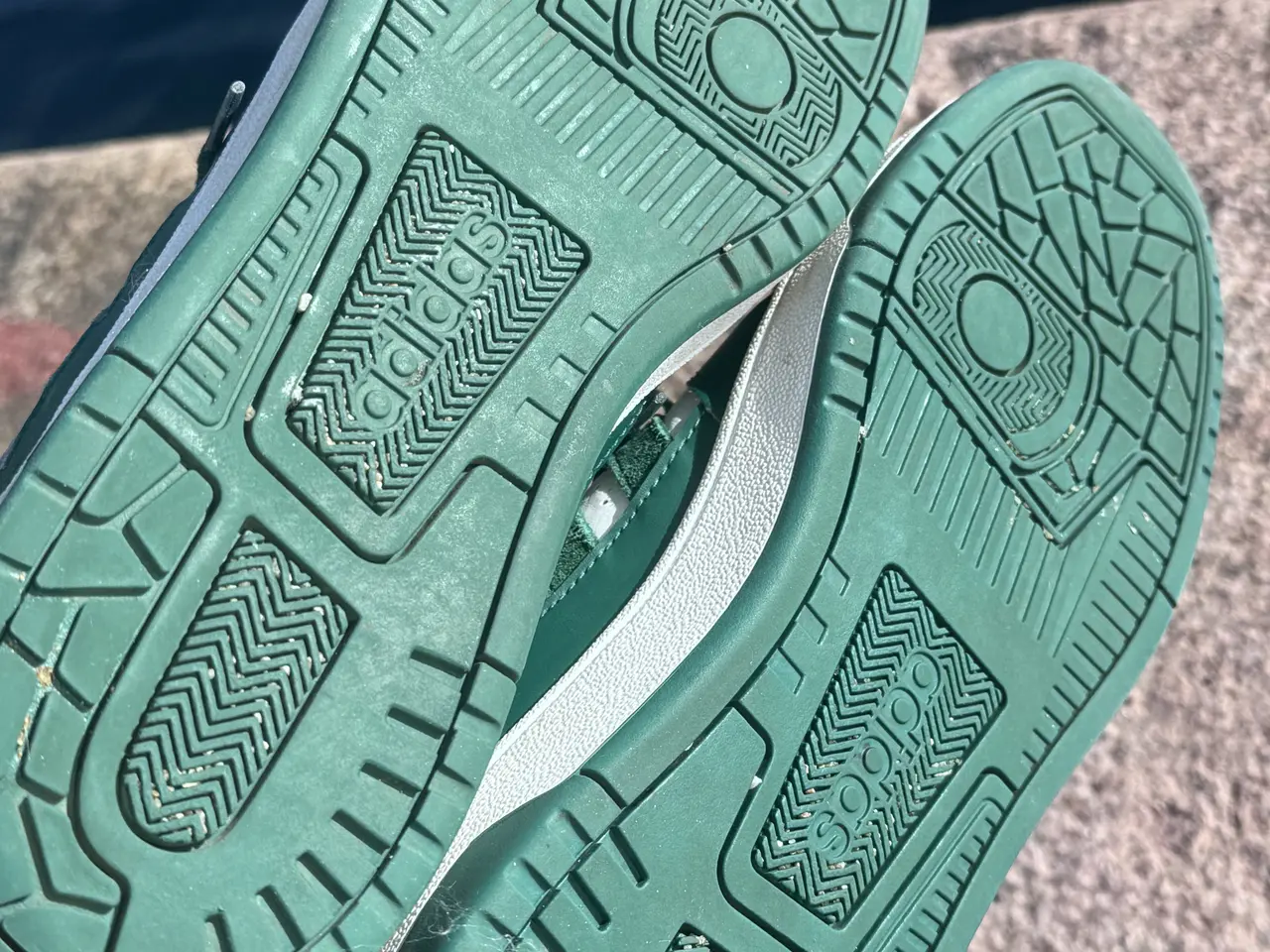 Billede 4 - Nike Air Force 1 Størrelse 46 Grøn Edition God Sta