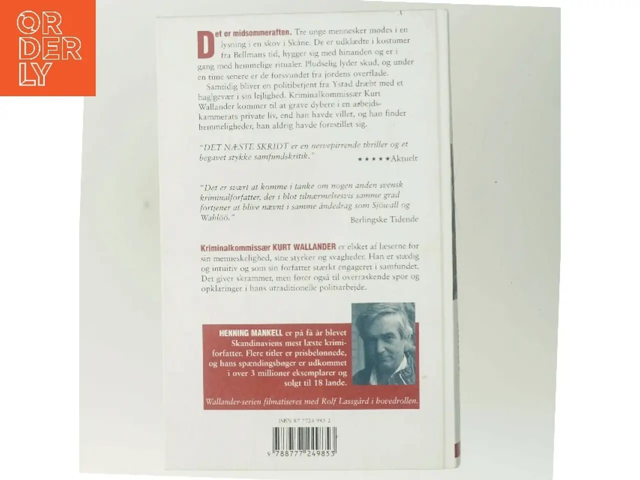Billede 3 - Det næste skridt af Henning Mankell (Bog)