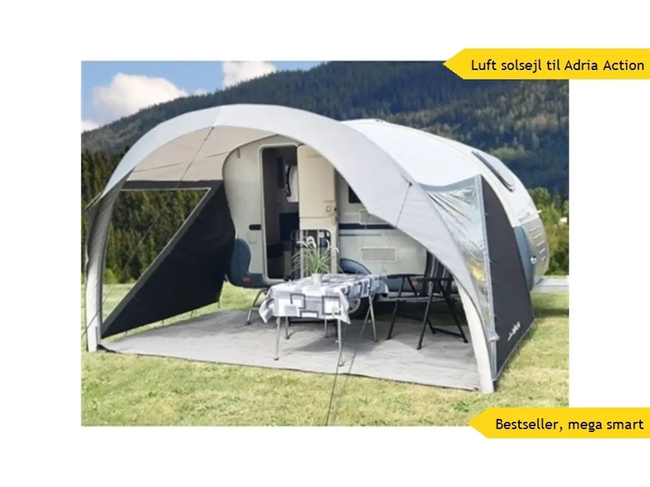 Billede 1 - WALKER Sunflexx 341/361 Walker luft-solsejl til Adria Action 341/361 6119.00 kr