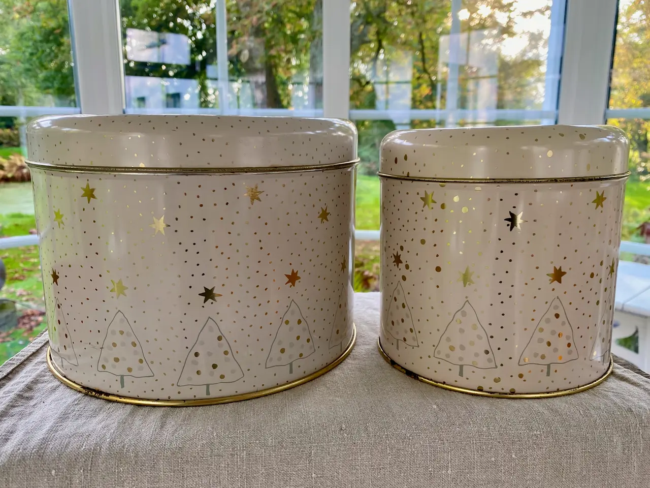 Billede 1 - Sødahl julekagedåser, Vintage kagedåser, Dåser