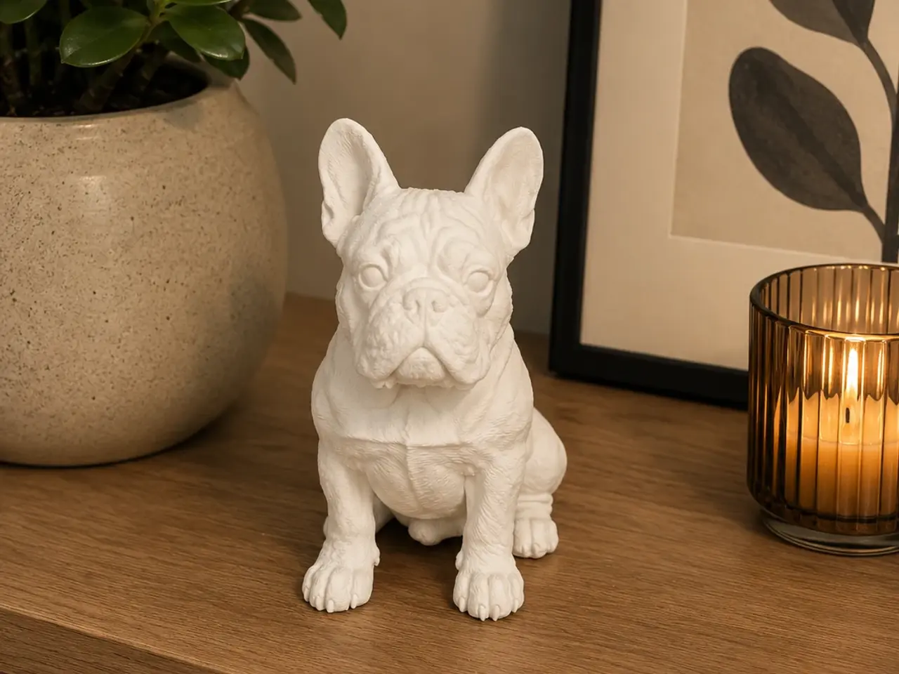 Billede 1 - Fransk bulldog figur