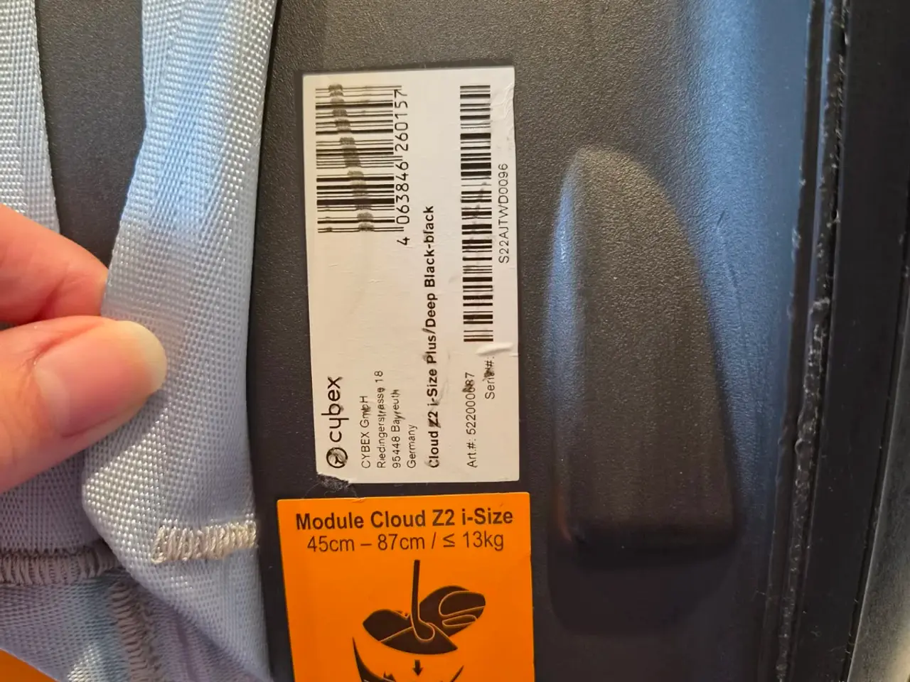 Billede 5 - Cybex Cloud Z2 i-Size PLUS autostol (Deep Black) –