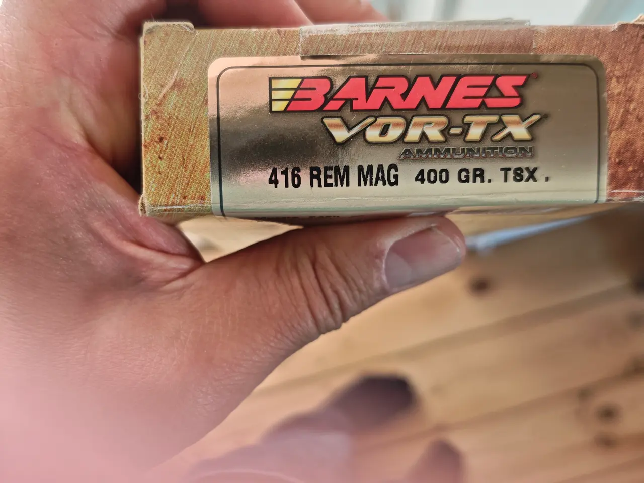 Billede 1 - 18 stk Barnes Vor-TX TSX 416RM 400gr blyfri