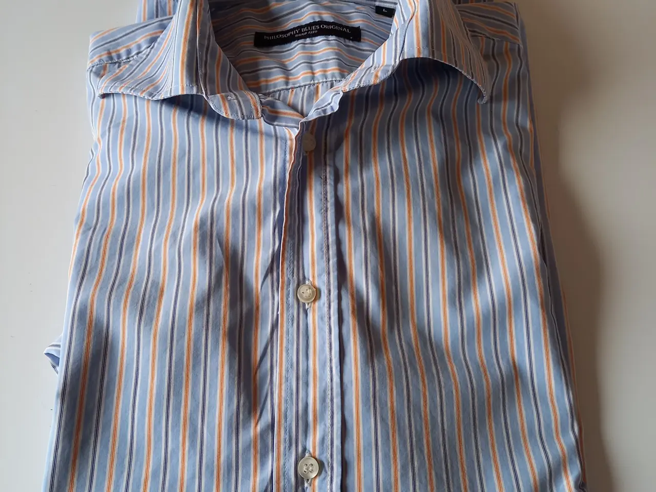 Billede 1 - herreskjorte Philosophy Blues original L