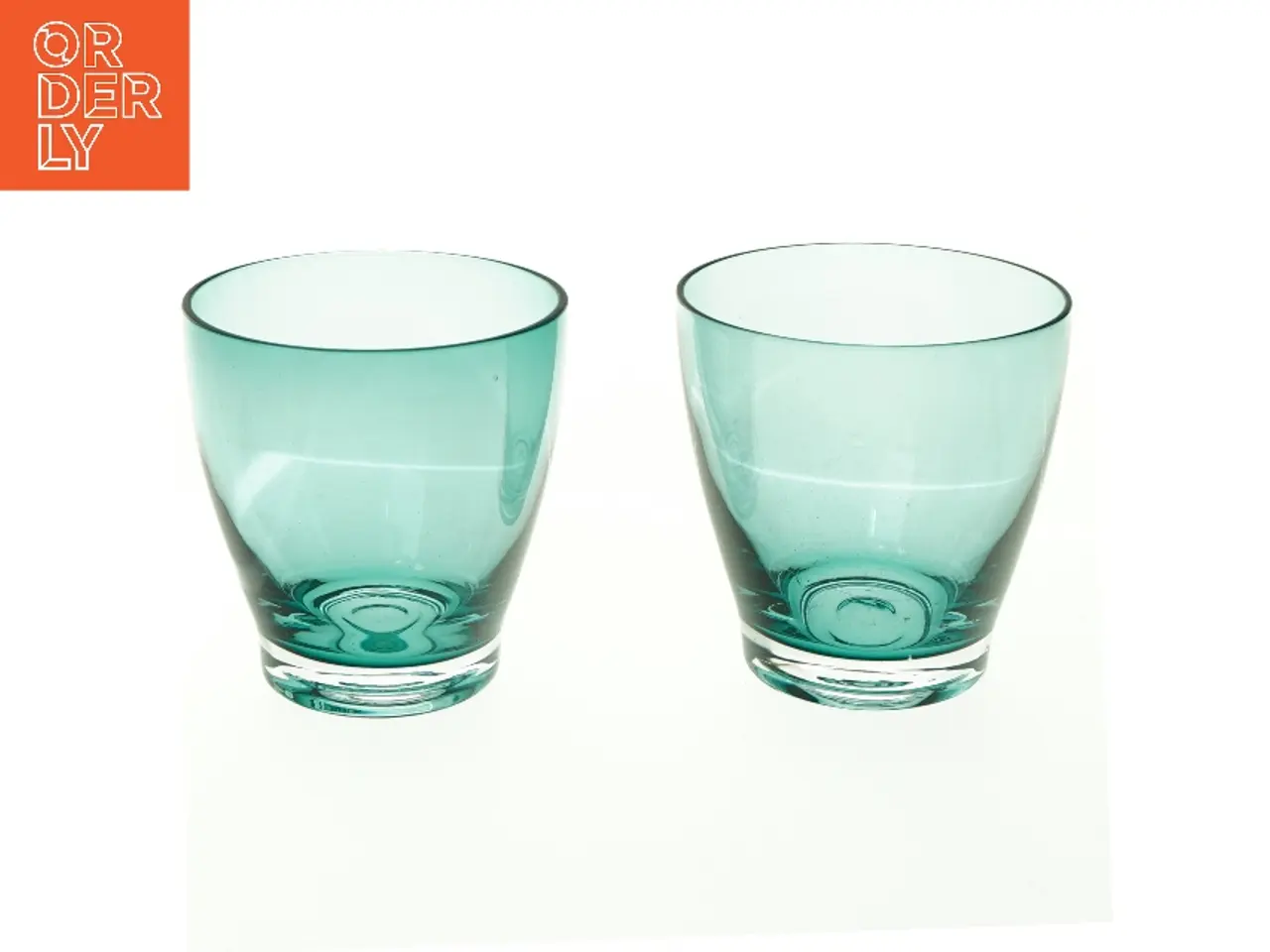 Billede 1 - To drikkeglas (str. 8 cm. ø. 8 cm)