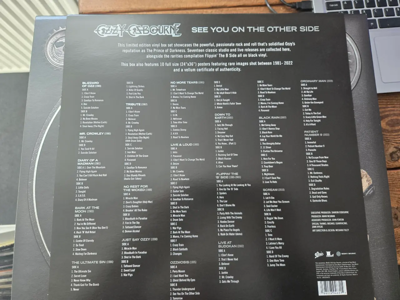 Billede 2 - Ozzy osbourne see you on the other side 2.0 vinyl