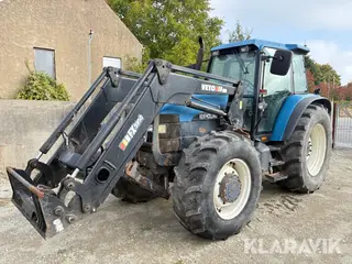 Traktor Ford 8360 med VETO FX5950 frontlæsser
