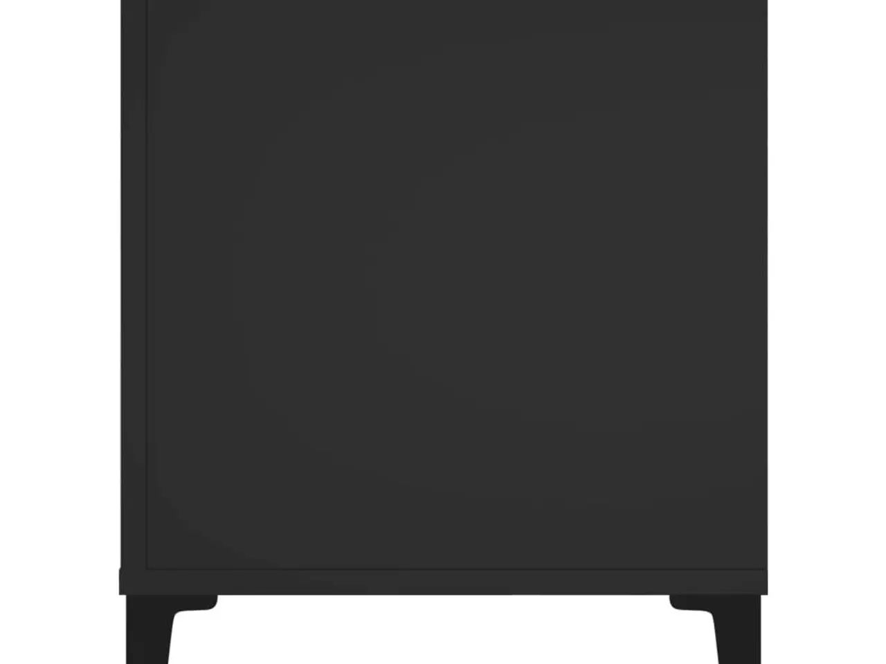 Billede 6 - Vinylskab 100x38x48 cm konstrueret træ sort