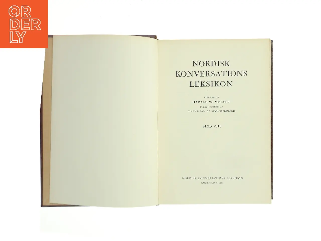 Billede 1 - Nordisk Konversations Leksikon. Bind VIII af Harald M. Møller (Bog)