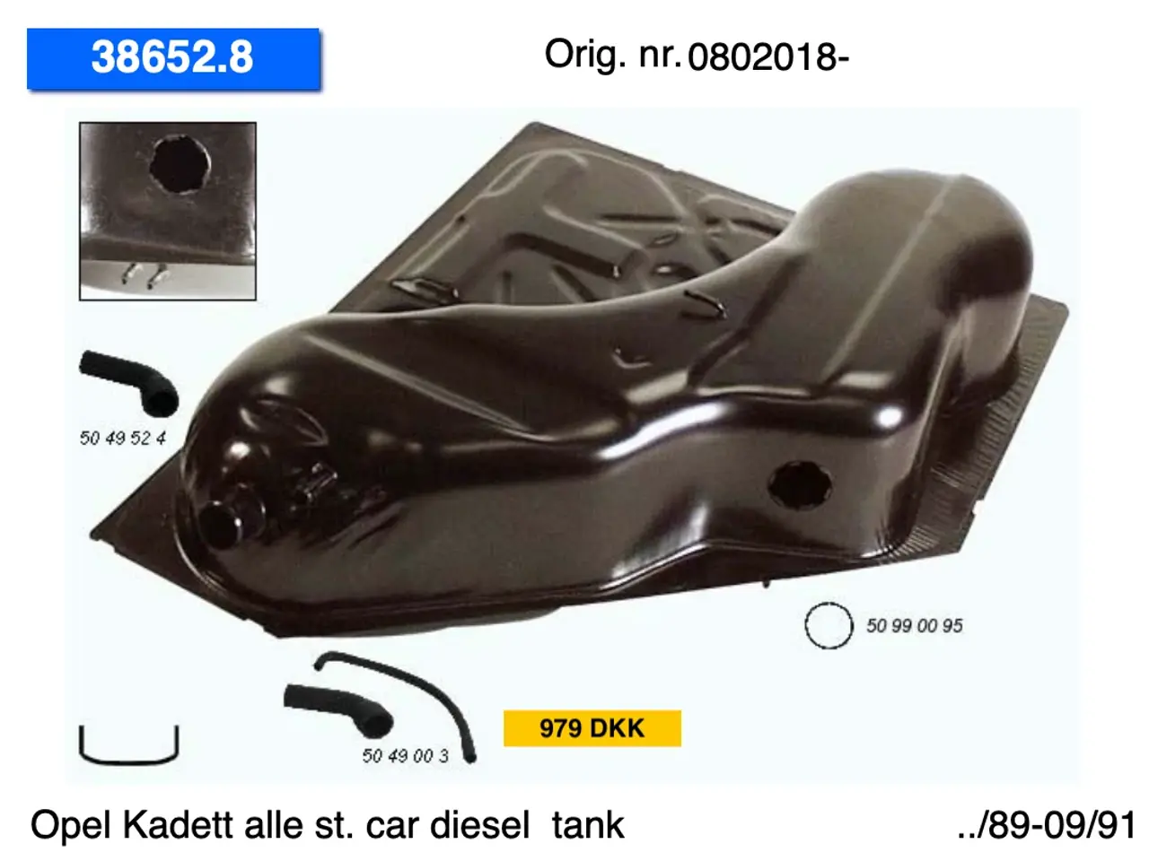 Billede 15 - Opel Kadett tanke