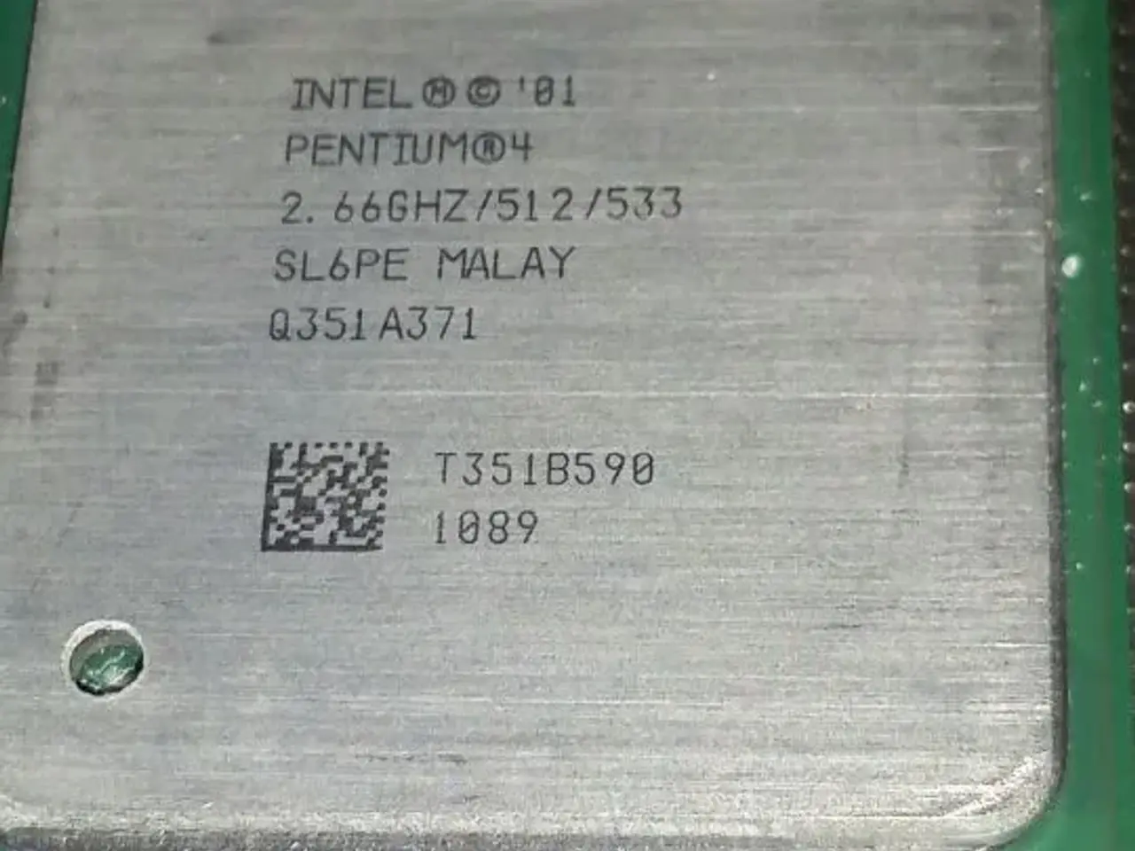 Billede 1 - CPU til socket 478. 2.66ghz/512/533!