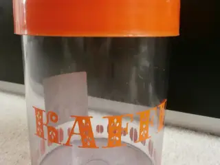 Retro - Kaffedåse - Kold Plast - Orange