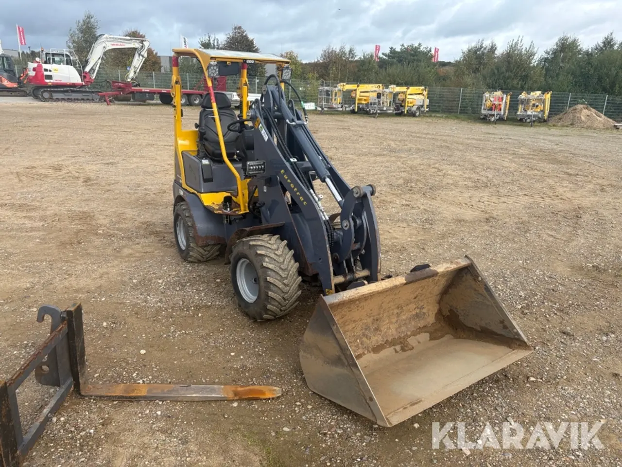 Billede 7 - Minilæsser Eurotrac 810/W11 + tilbehør