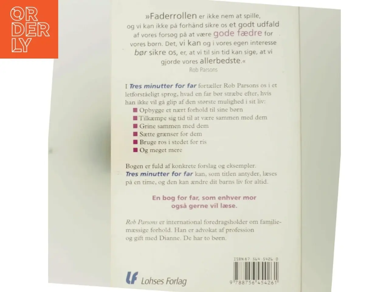 Billede 3 - Tres minutter for far af Rob Parsons (Bog)