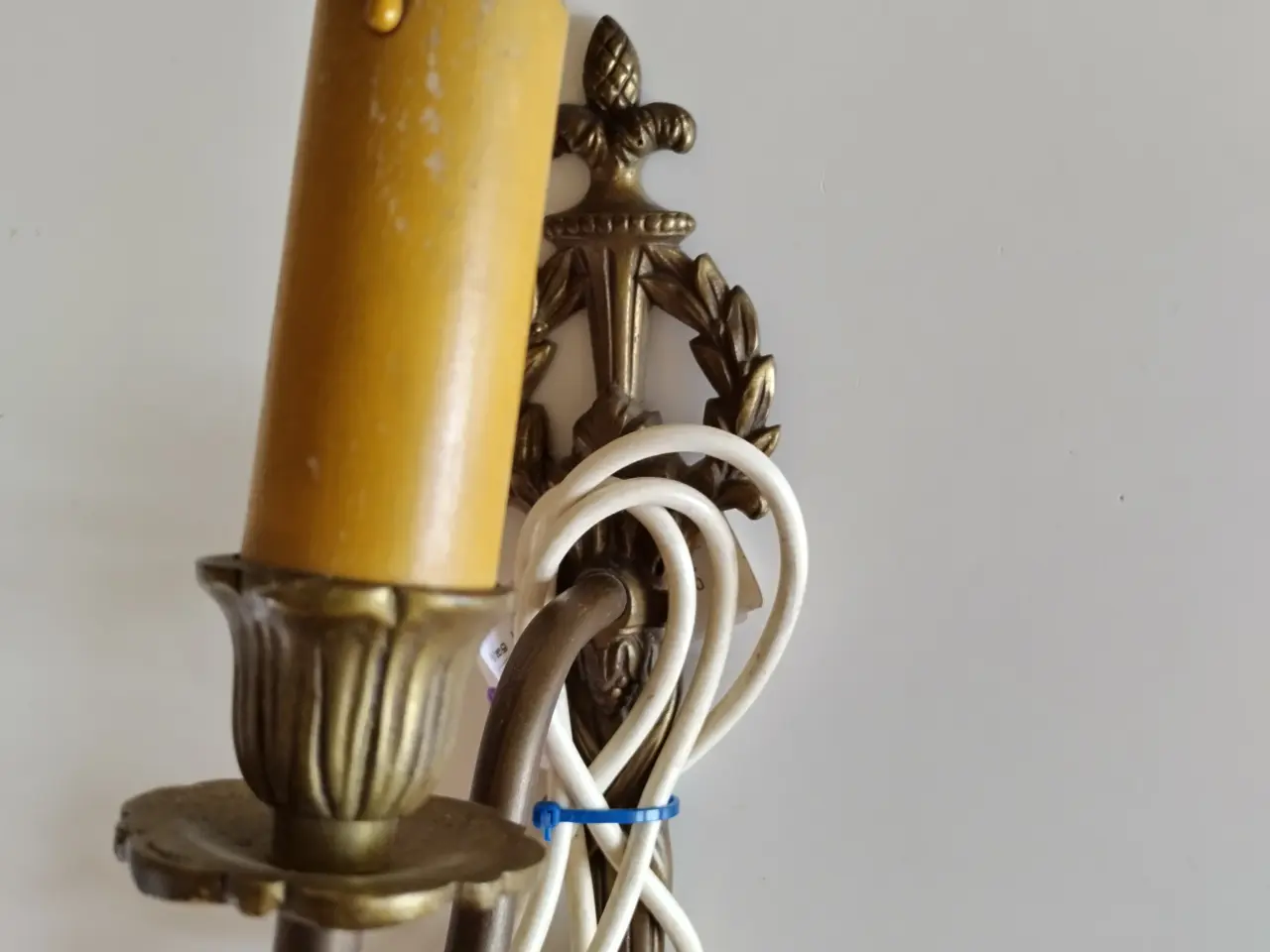 Billede 2 - Væg Lampe i Messing