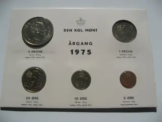 Særdeles flot Kgl. Møntsæt 1975, Et af de svære