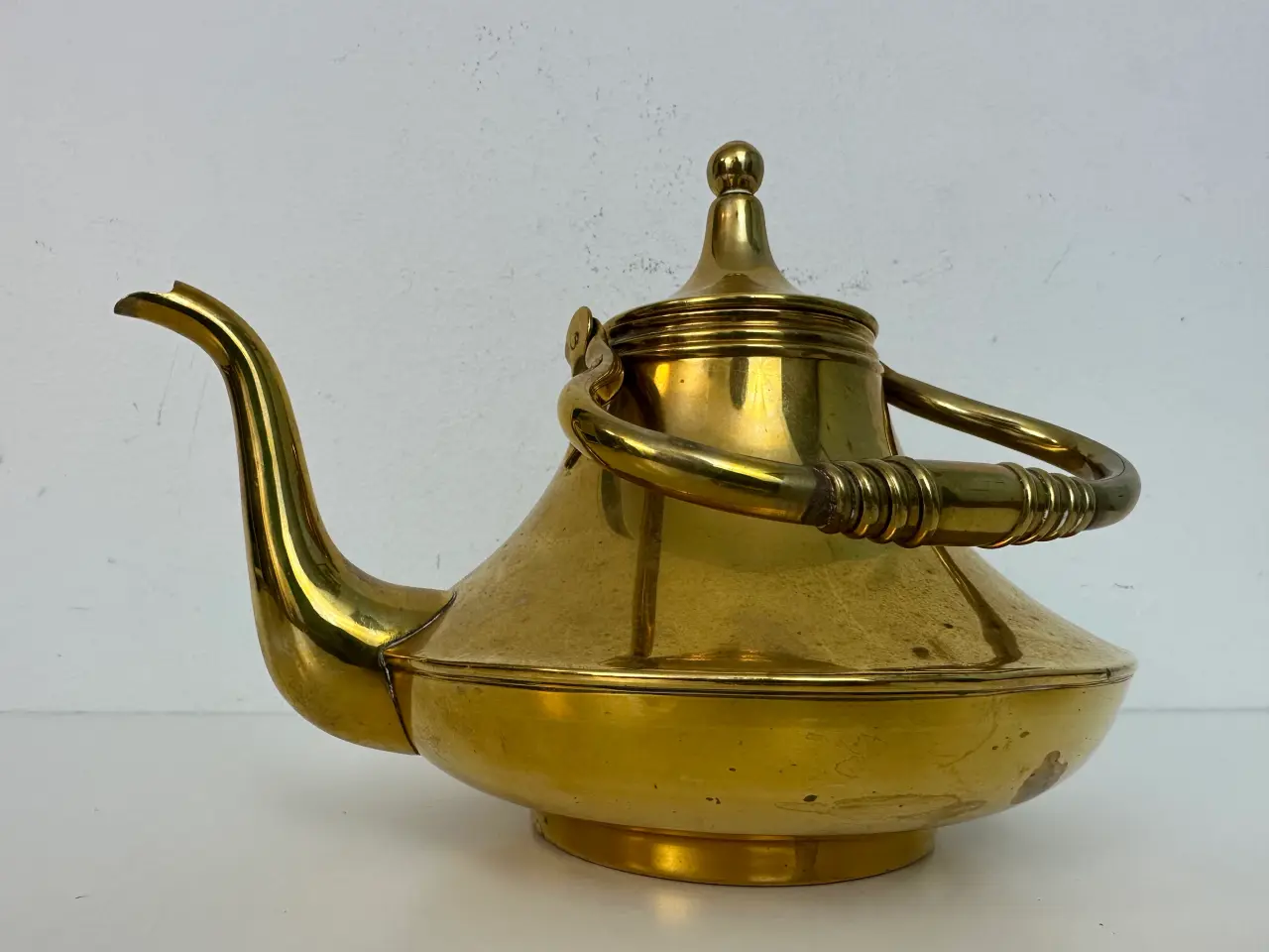 Billede 2 - Vintage tepotte / tekande i messing