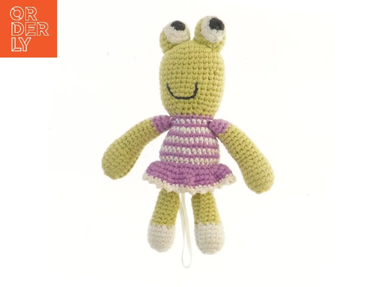 Billede 1 - Hæklede frø-dukke 18 cm (str. 18 cm)