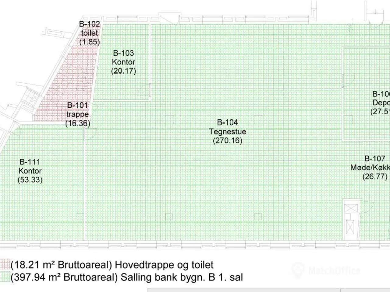 Billede 12 - Centralt beliggende kontorlejemål - i alt 584 kvm