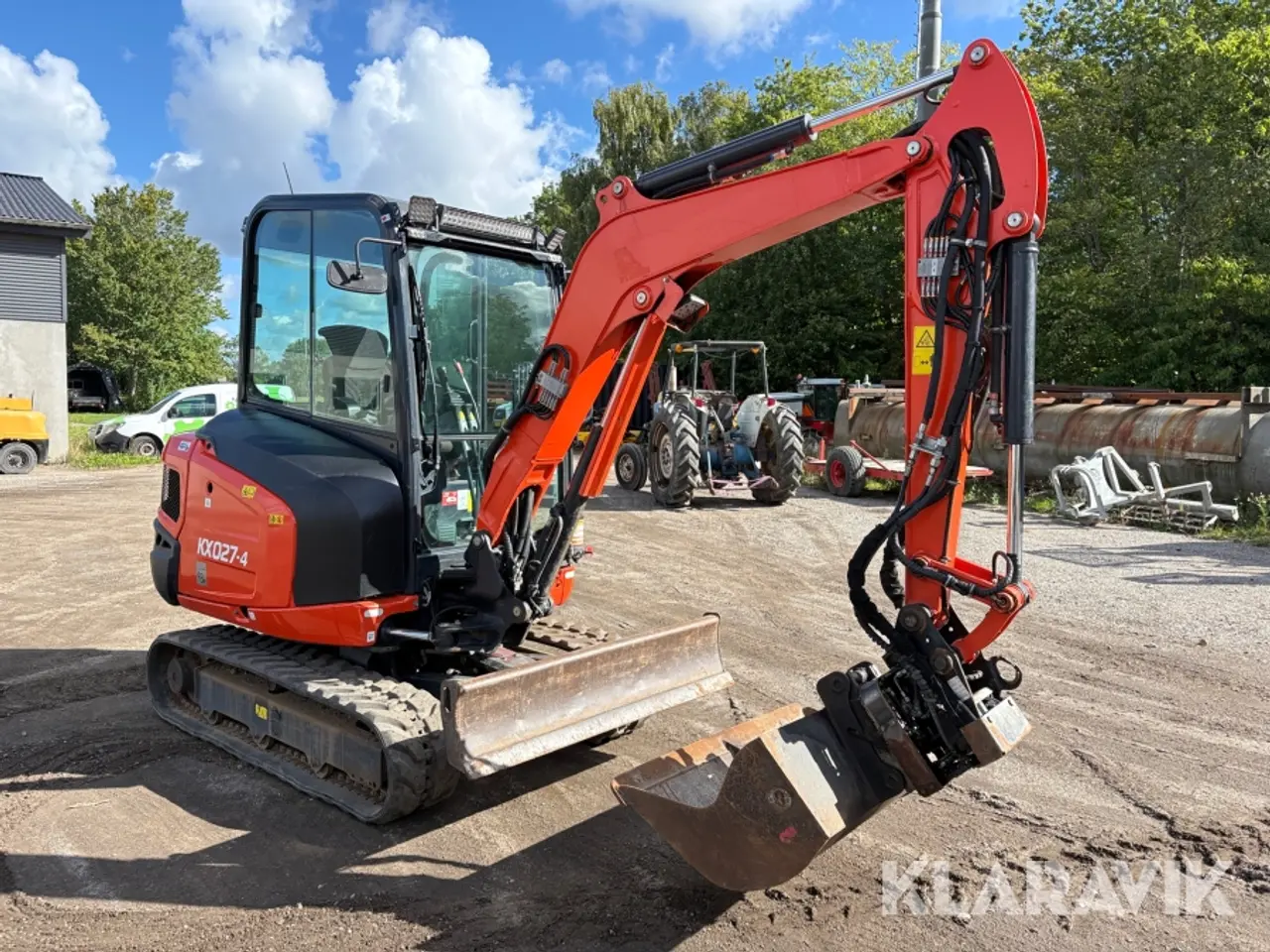 Billede 2 - Gravemaskine Kubota KX027-4 M. Centralsmøring