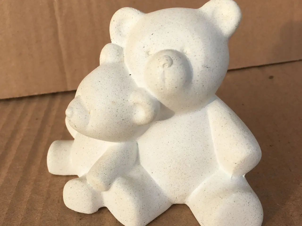 Billede 2 - Marbell sandstensfigur bamser