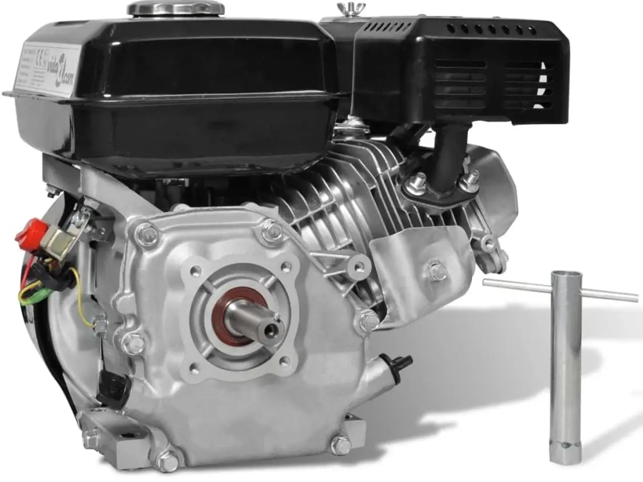 Billede 3 - Benzinmotor 6,5 hk 4,8 kW - rekylstart, sort
