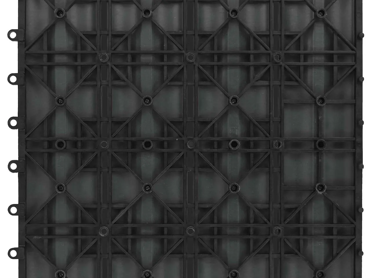 Billede 4 - Terrassefliser i WPC med 3D-design - 11 stk, grå, 30 × 30 cm