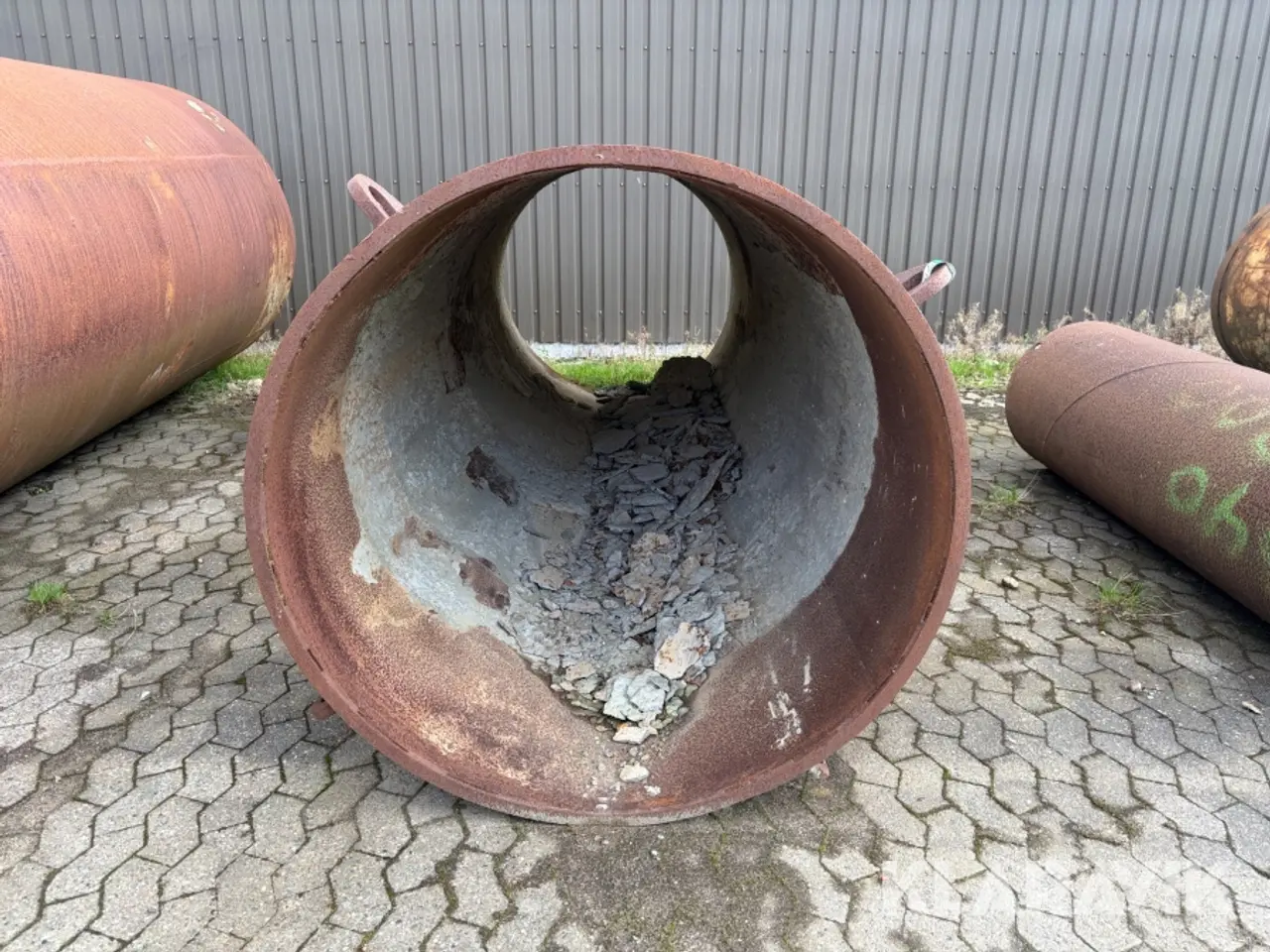 Billede 2 - Casing jern rør Ø. 3700x1330mm 1 styk