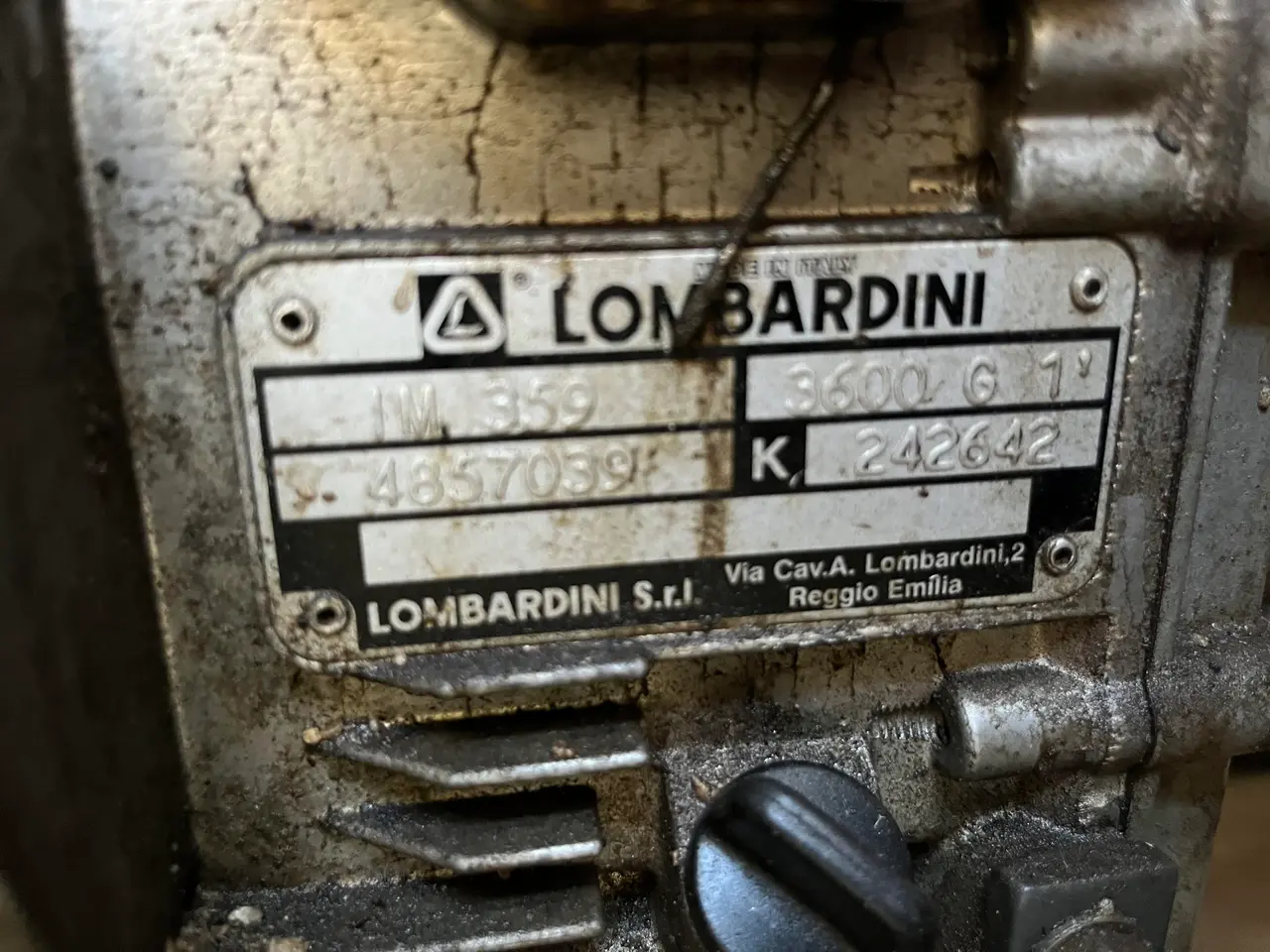 Billede 5 - Fejemaskine ANTONIO CARRARO LOMBARDINI IM 359