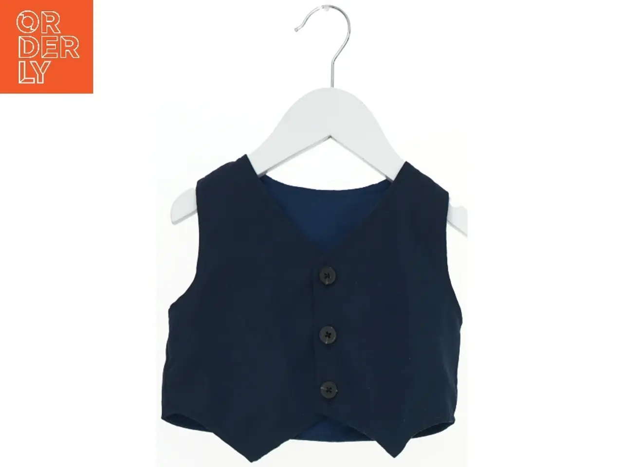Billede 1 - Marineblå vest til børn (str. 80)