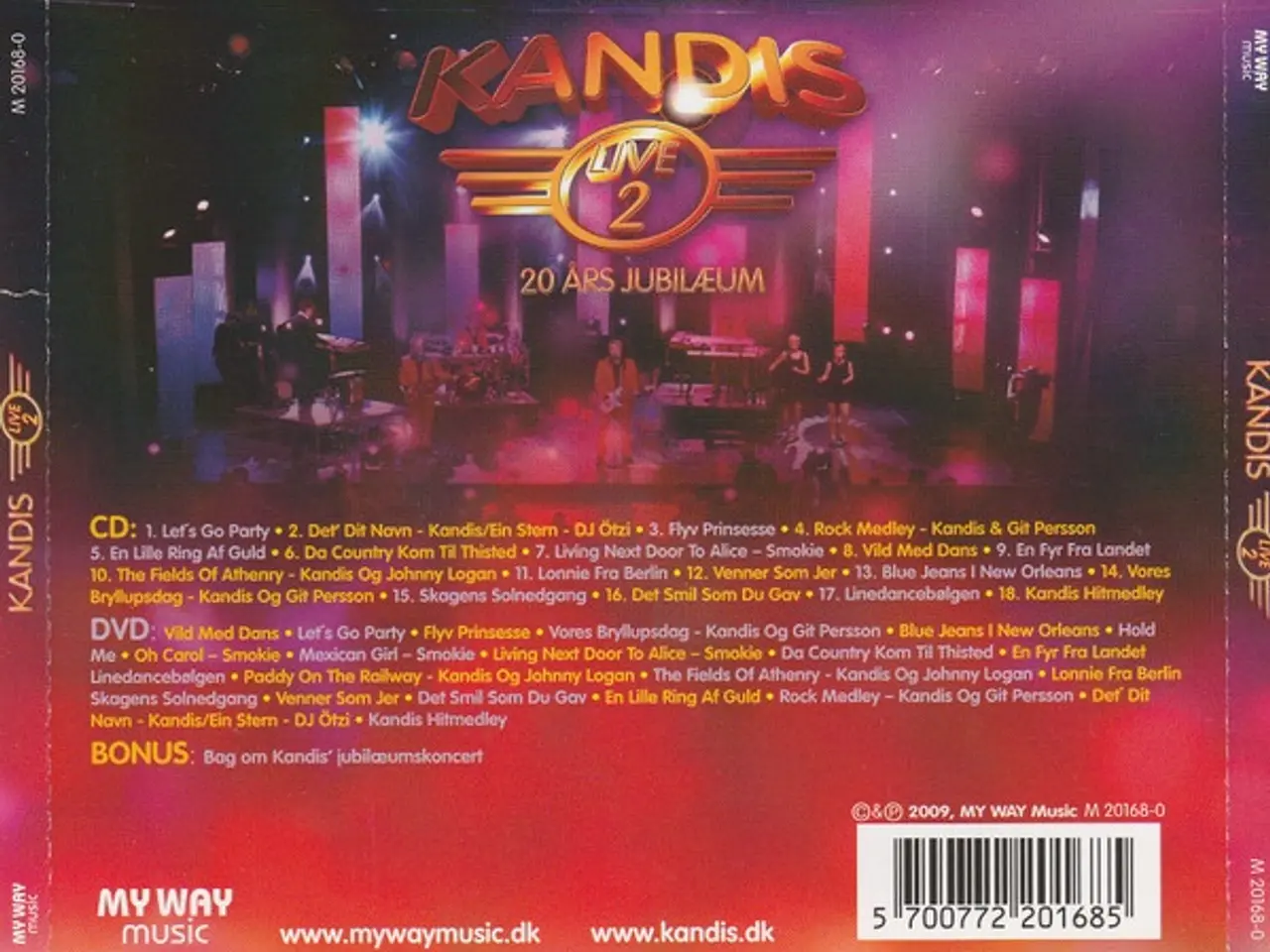 Billede 2 - Kandis – Live 2 - 20 Års Jubilæum – CD