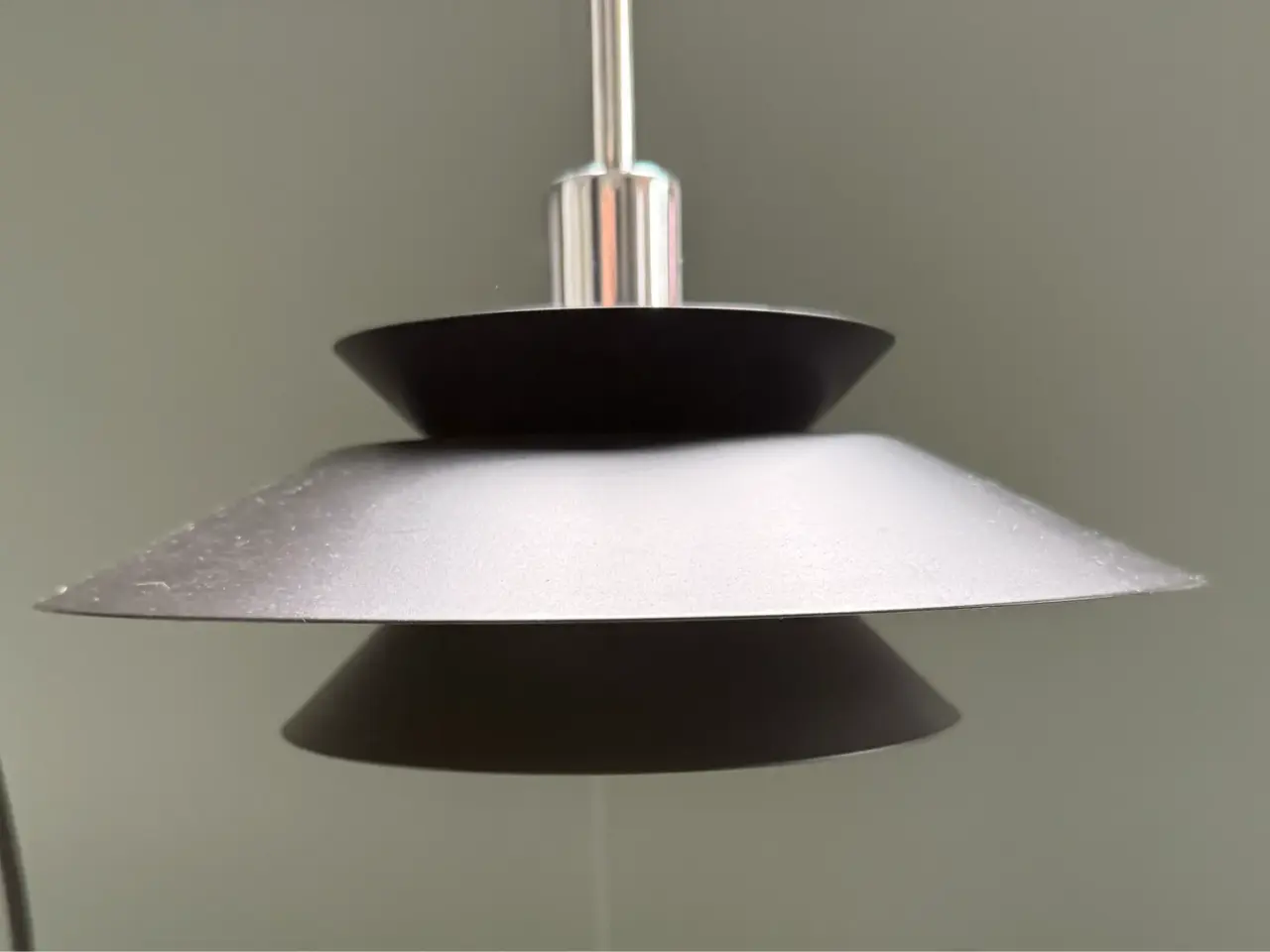 Billede 1 - 2 sorte loftslamper