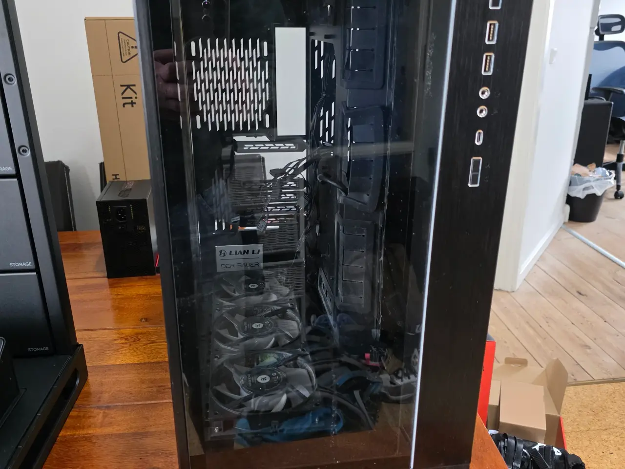 Billede 4 - Lian Li O11D XL ink. Køling og 1200w psu